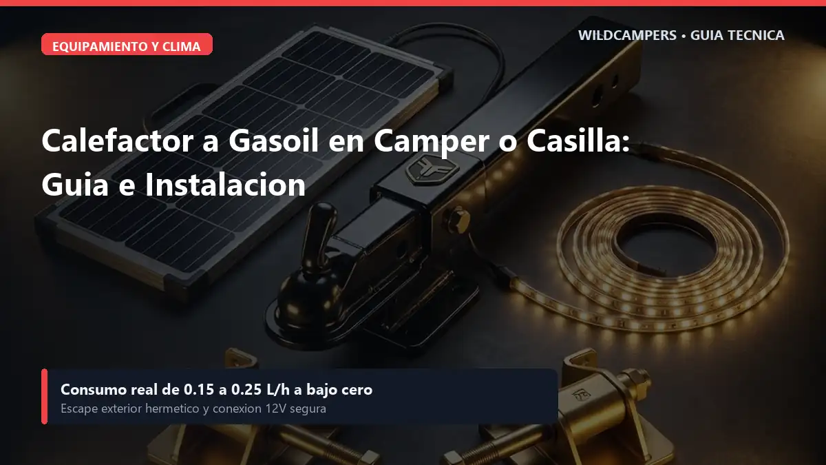 Calefactor a Gasoil en Camper o Casilla: Instalacion, Consumo y Seguridad