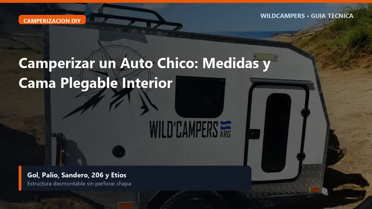 Camperizar Auto Chico Hatchback: Medidas, Cama Plegable y Presupuesto