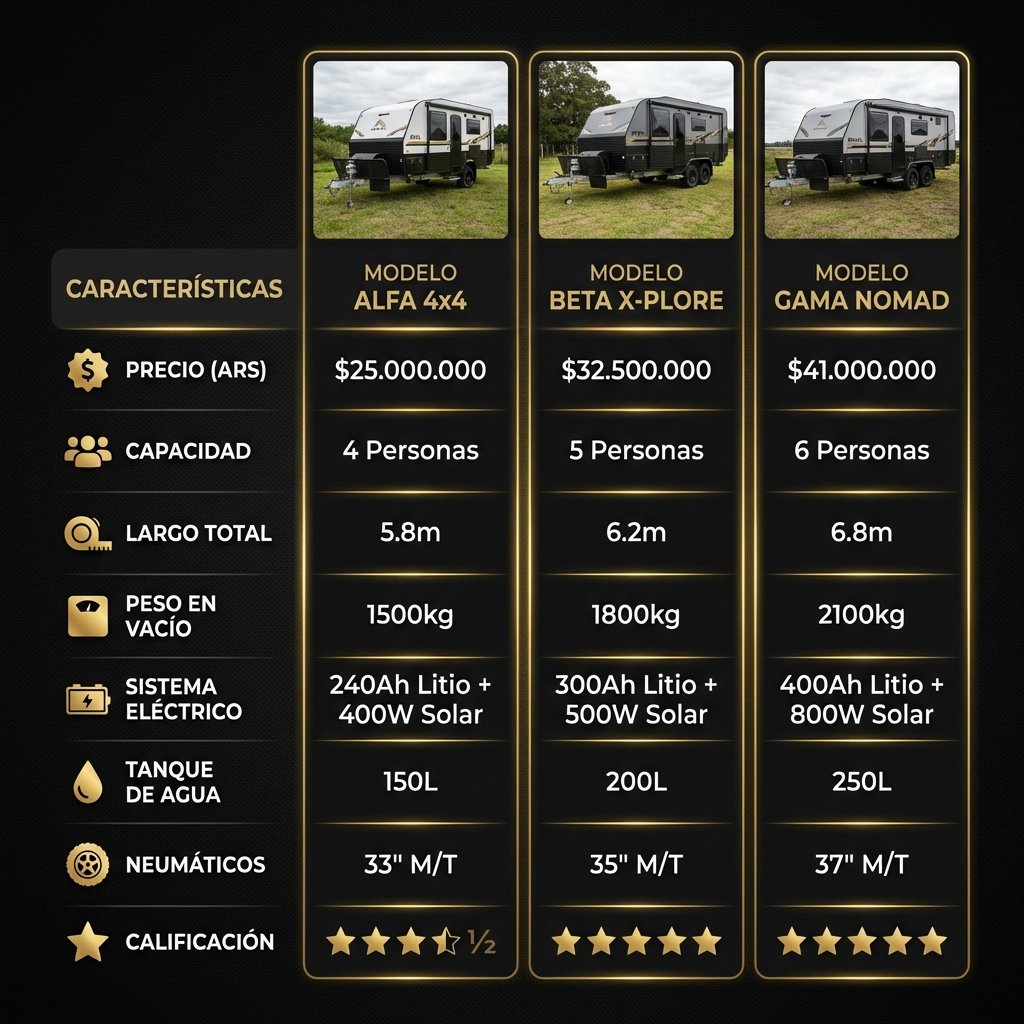 Como elegir casa rodante en Argentina