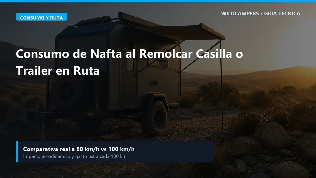 Consumo de Nafta al Remolcar Casilla o Trailer: Litros, Velocidad y Costos