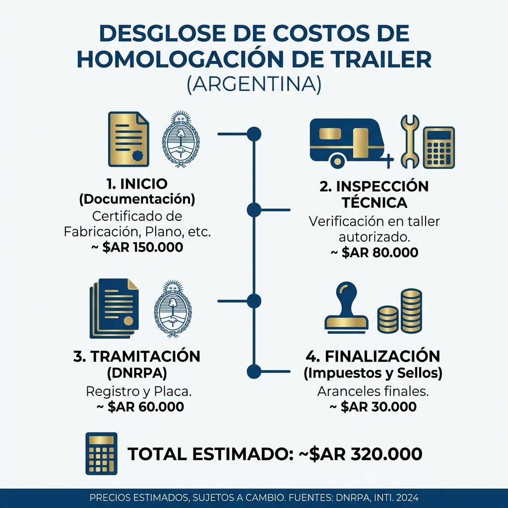 Cuanto sale homologar una casa rodante en Argentina 2026