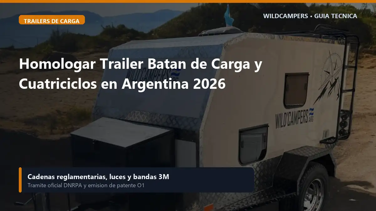 Homologar Trailer Batan de Carga y Cuatriciclos en Argentina 2026