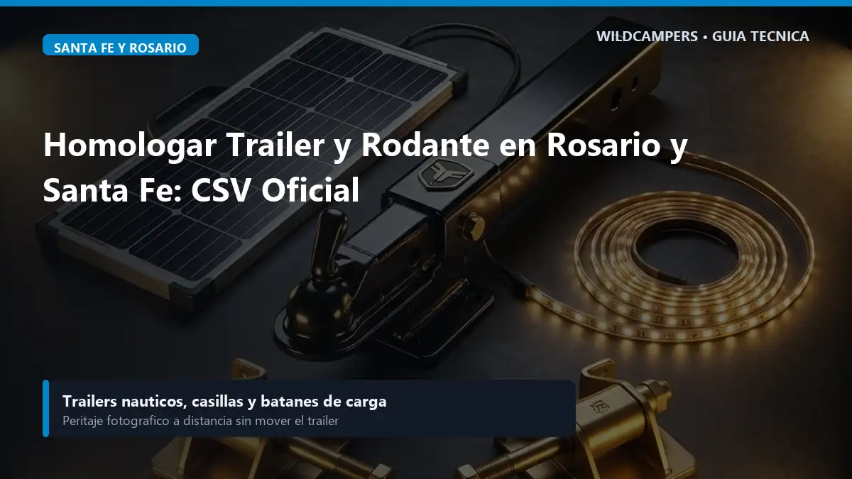Homologar Trailer o Casa Rodante en Rosario y Santa Fe: Pasos y Requisitos