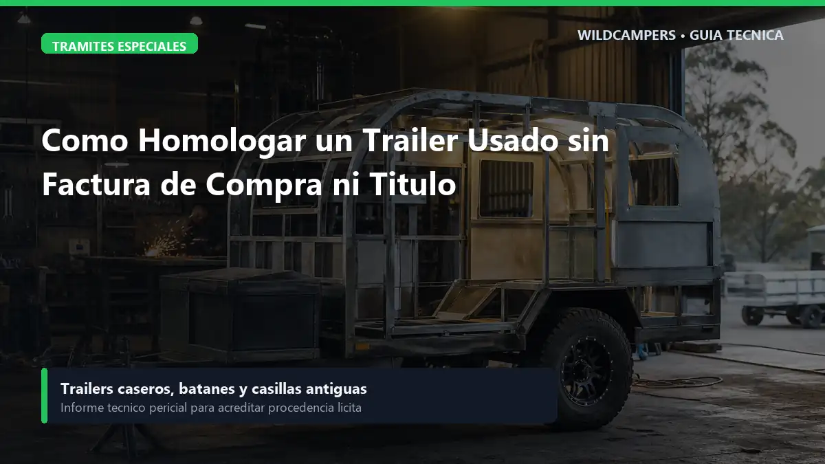 Cómo Homologar un Trailer sin Factura de Compra ni Papeles en Argentina