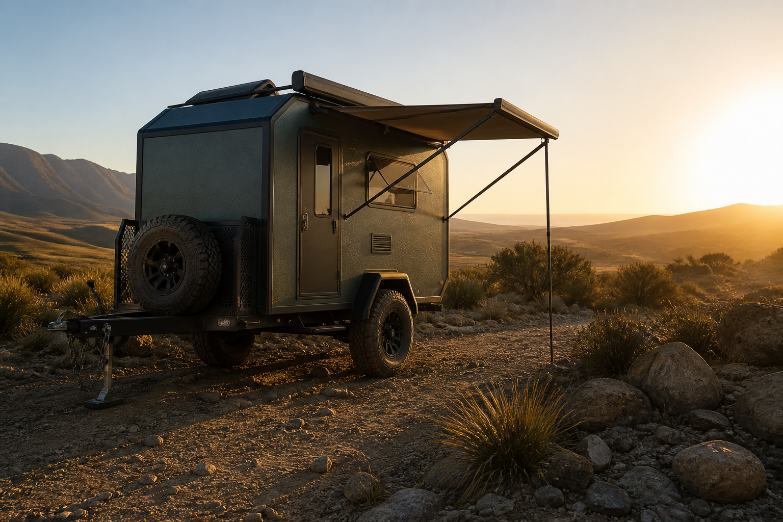 Mini rodante WildCampers en ruta argentina